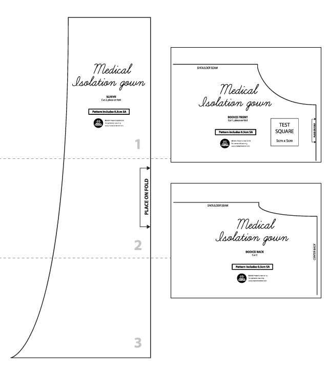 How to Cut: Medical Gown (PPE) – Maker's Habitat
