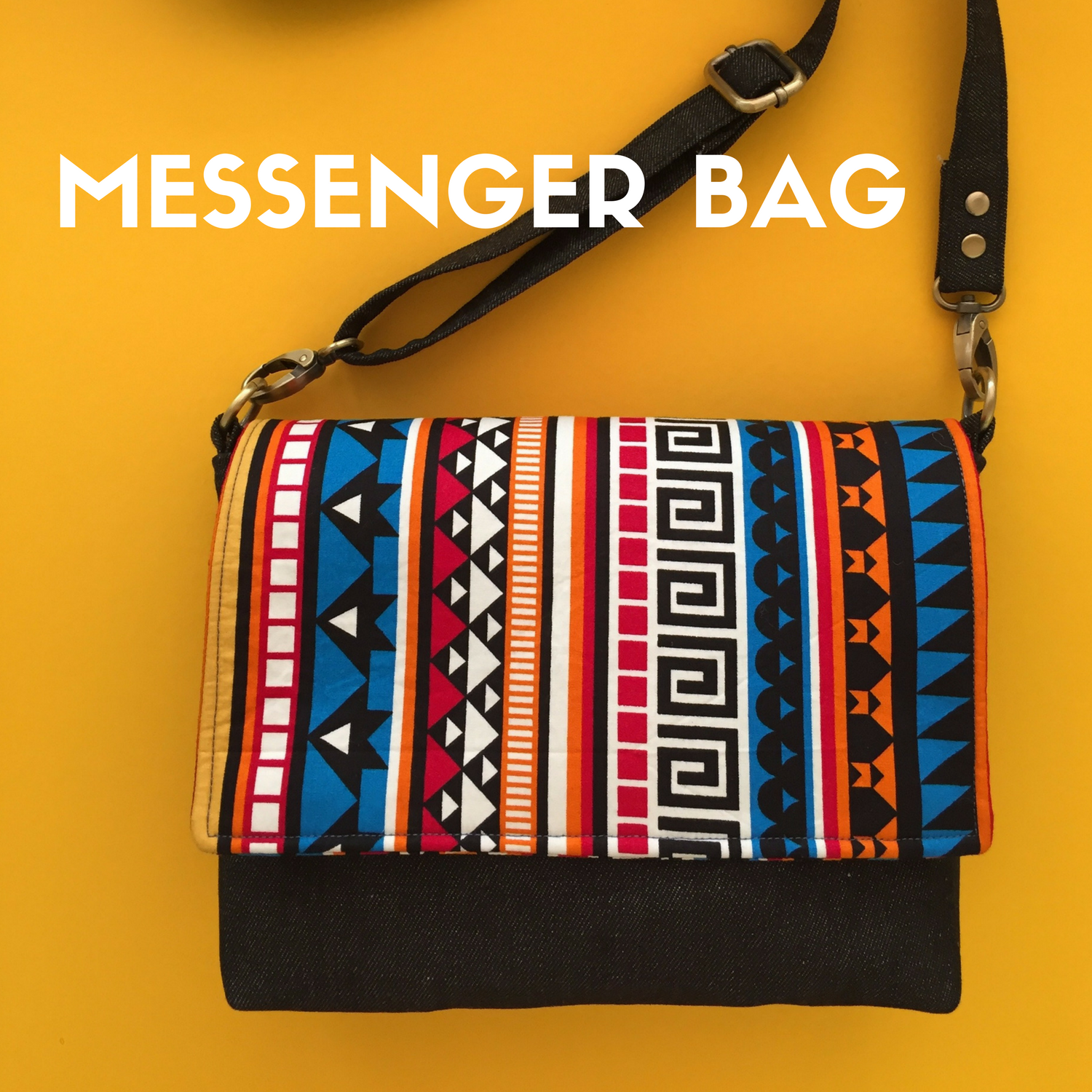 Denim Messenger Bag Maker's Habitat