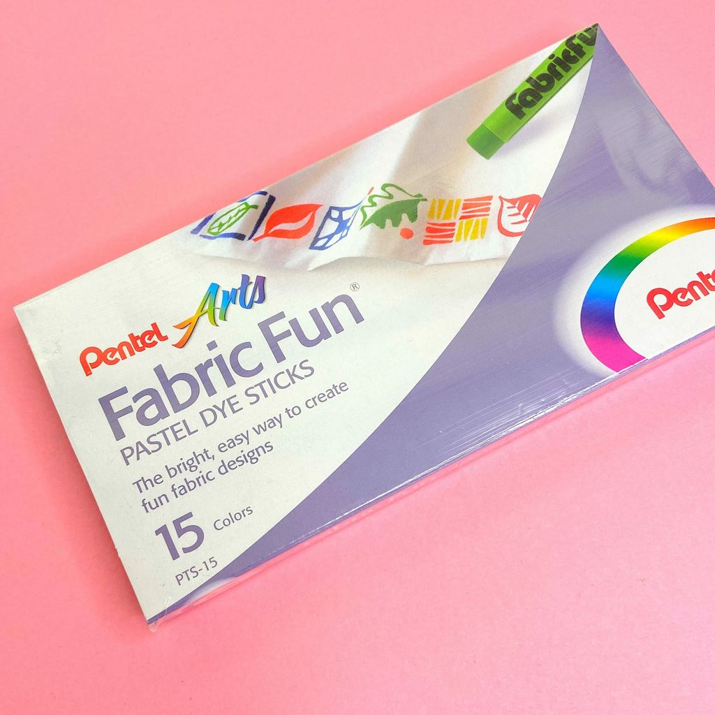Permanent Fabric Crayons (Fabric Fun Pastel Dye Stick) Maker's Habitat
