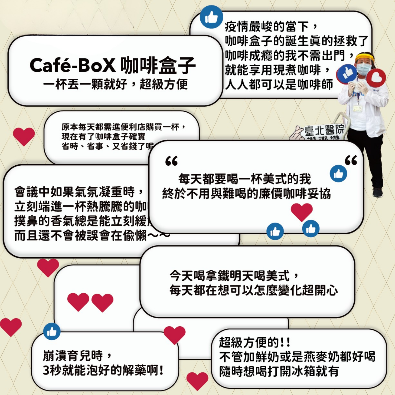 咖啡盒子口碑好評價,喝過的都說讚!