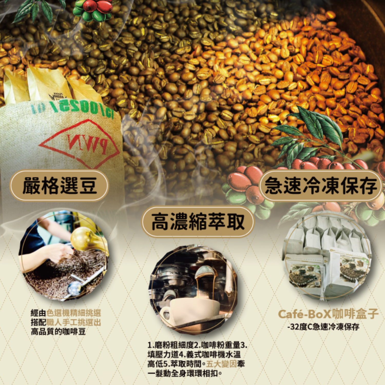 媽媽嘴嚴格挑選、8倍濃縮萃取、急速冷凍保存新鮮