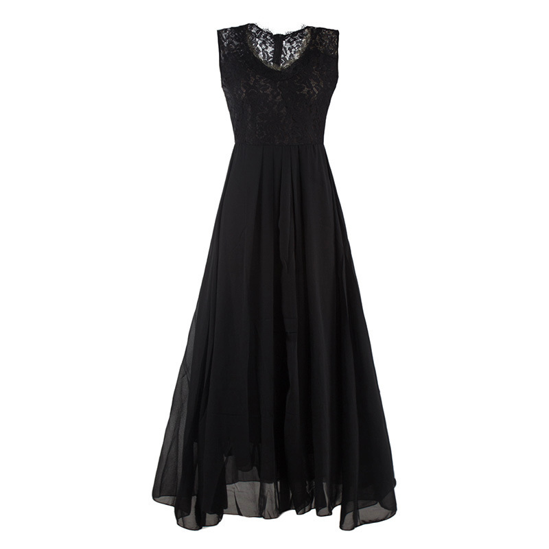 black dinner dress