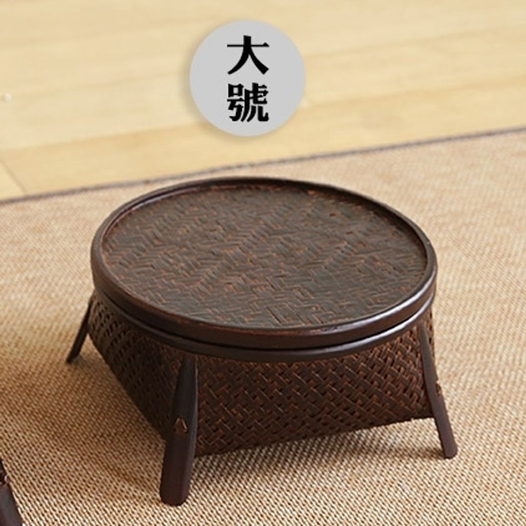 日式竹編茶具收納盒