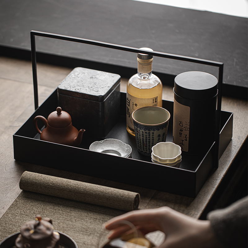 中式鐵藝提籃收納盒1-2