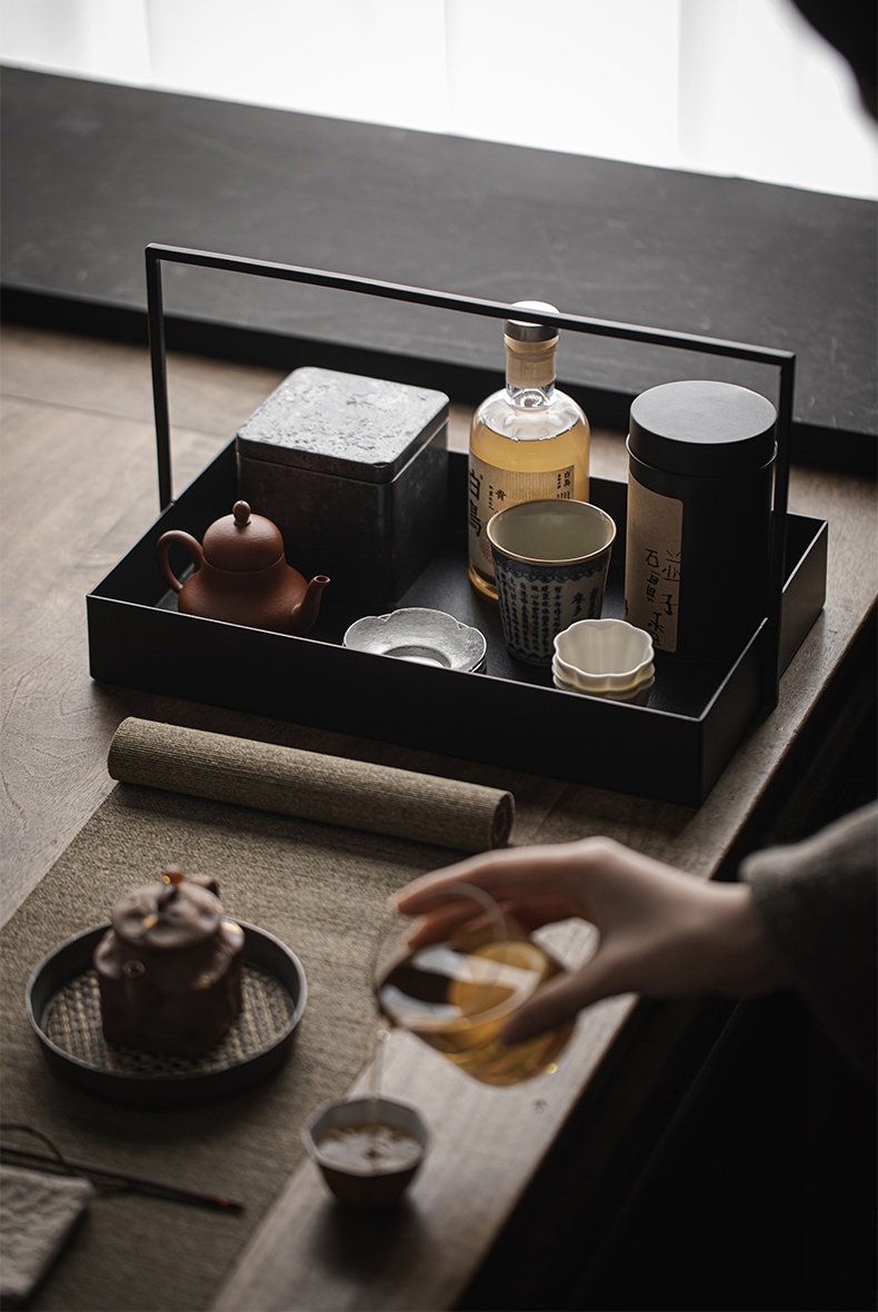 中式鐵藝提籃收納盒2-4