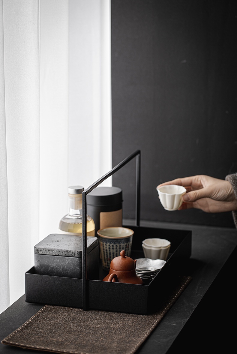 中式鐵藝提籃收納盒2-8