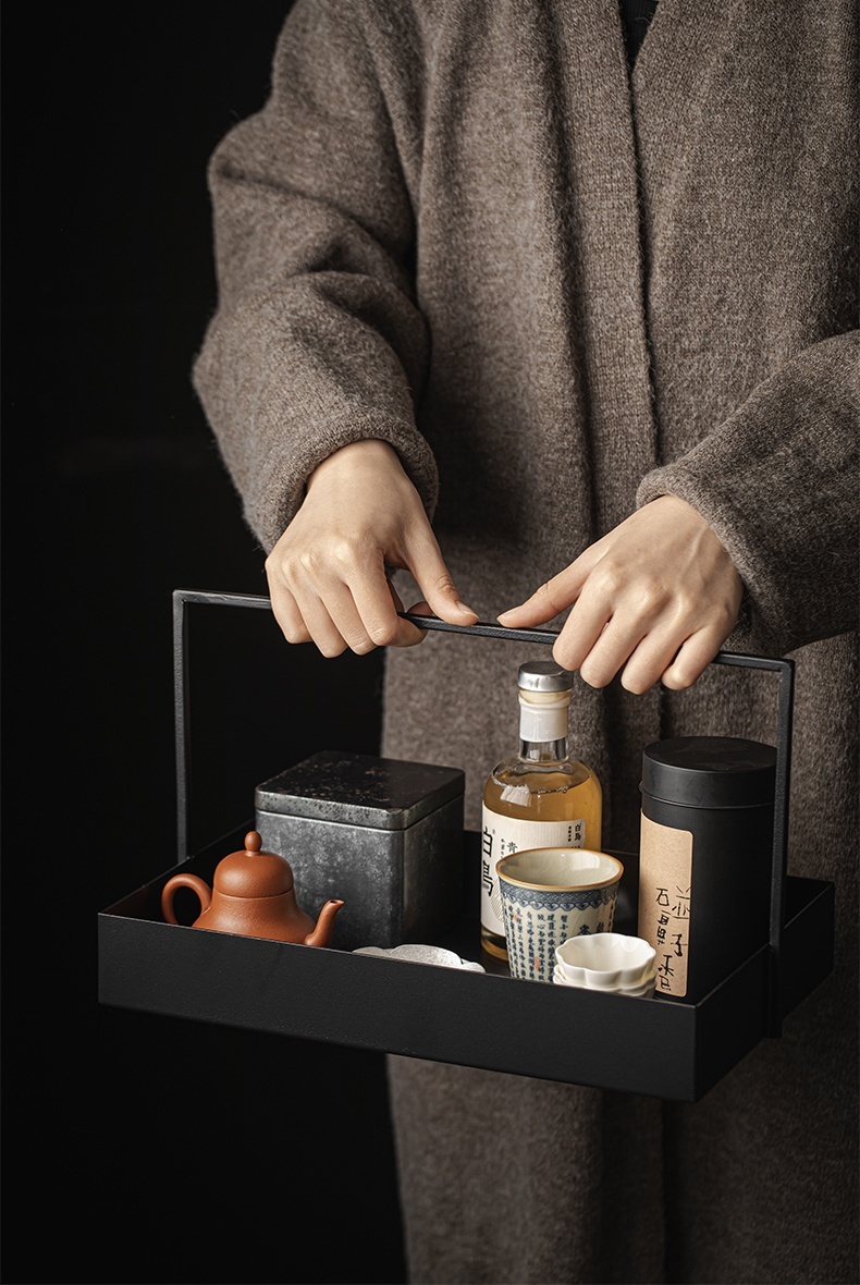 中式鐵藝提籃收納盒3-1