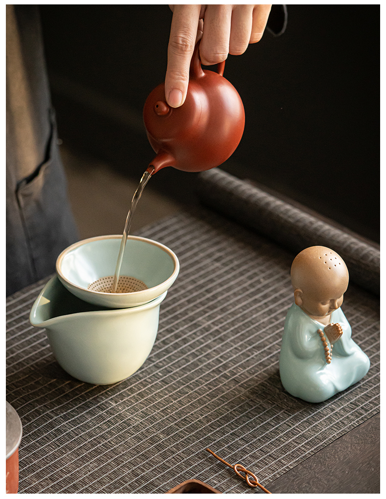 汝窑小沙彌茶濾3-2