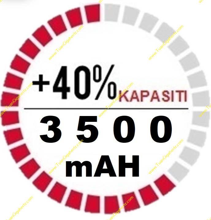 3500mah capacity