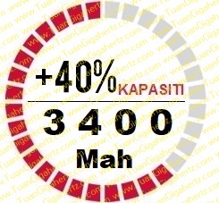 3400MAH KAPASITI