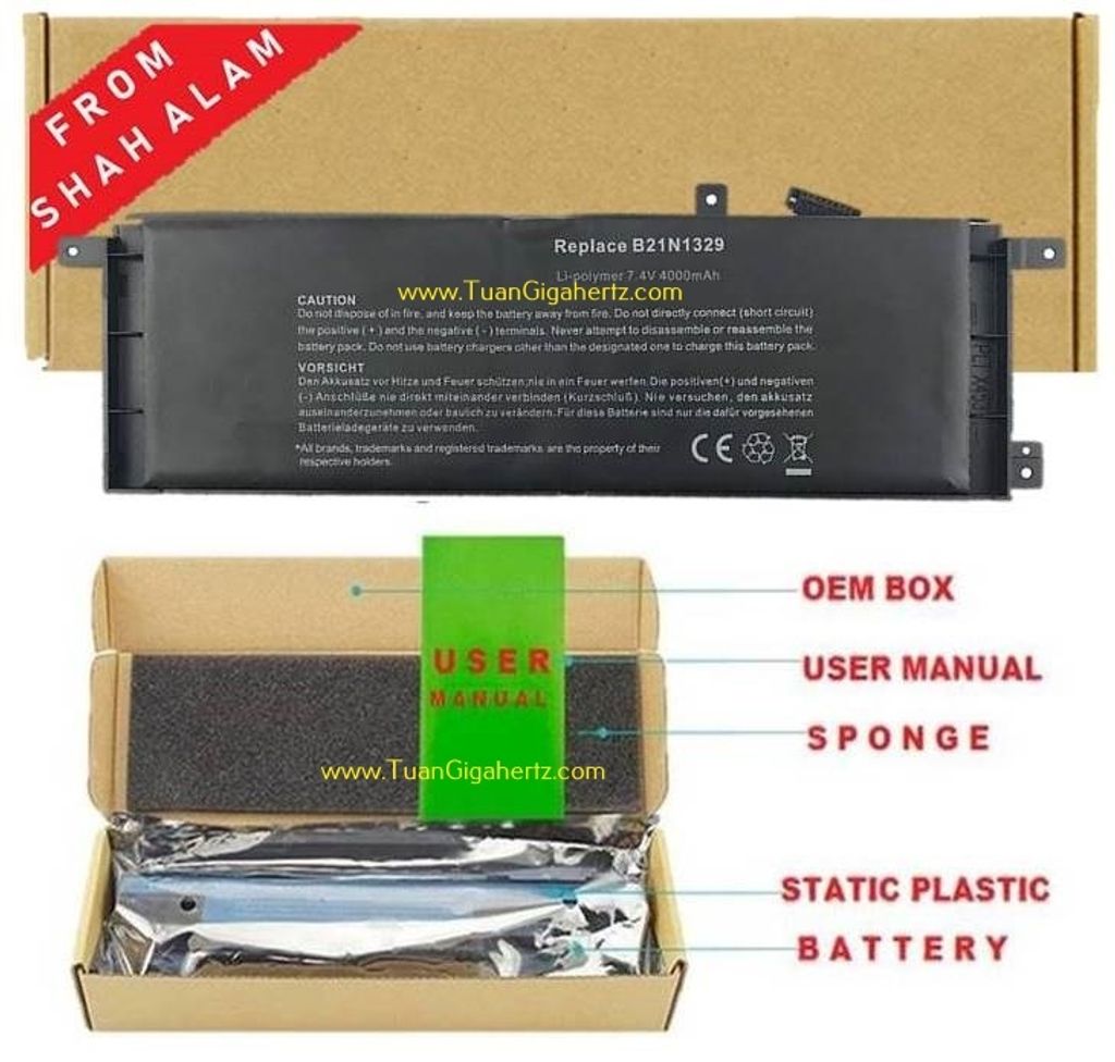 BATTERY ASUS X453A X553S X553M B21N1329