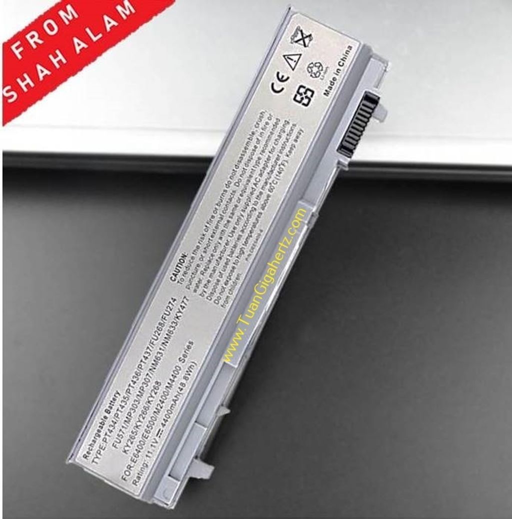 BATTERY DELL LATITUDE E6500 E6510 KY265 PT434