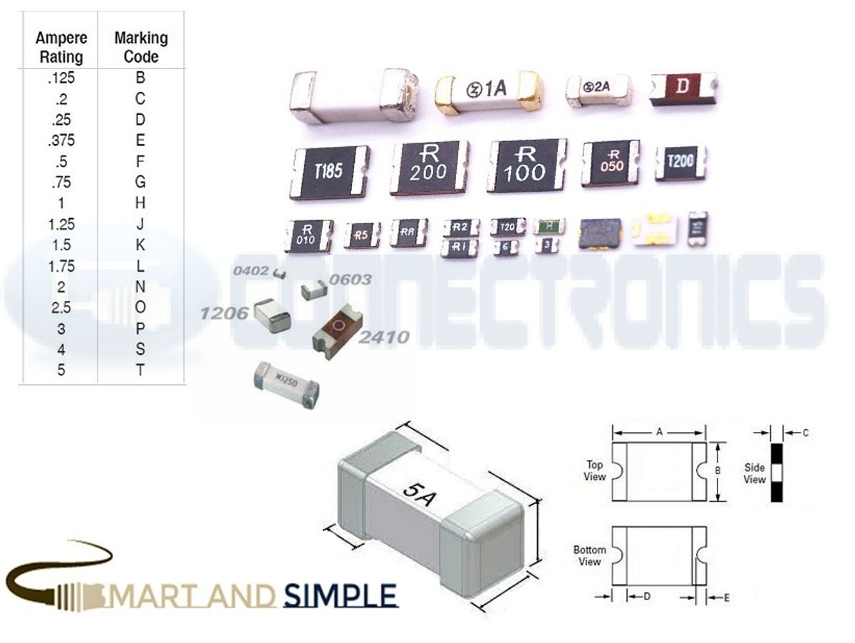 Type of  SMD fuse-electronic components