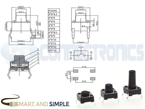 6x6xH Tact switch DPST 4-Pins Push button switch copy.jpg