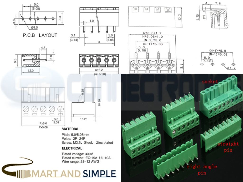 Pluggable Terminal Block 5.08 mm wire-board right angle straight pin  copy.jpg