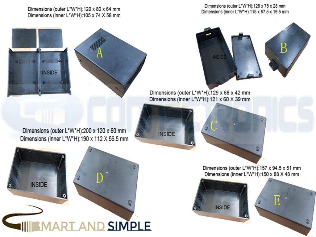 Plastic Electronic Project Box Enclosure Instrument case DIY above L 10cm copy.jpg