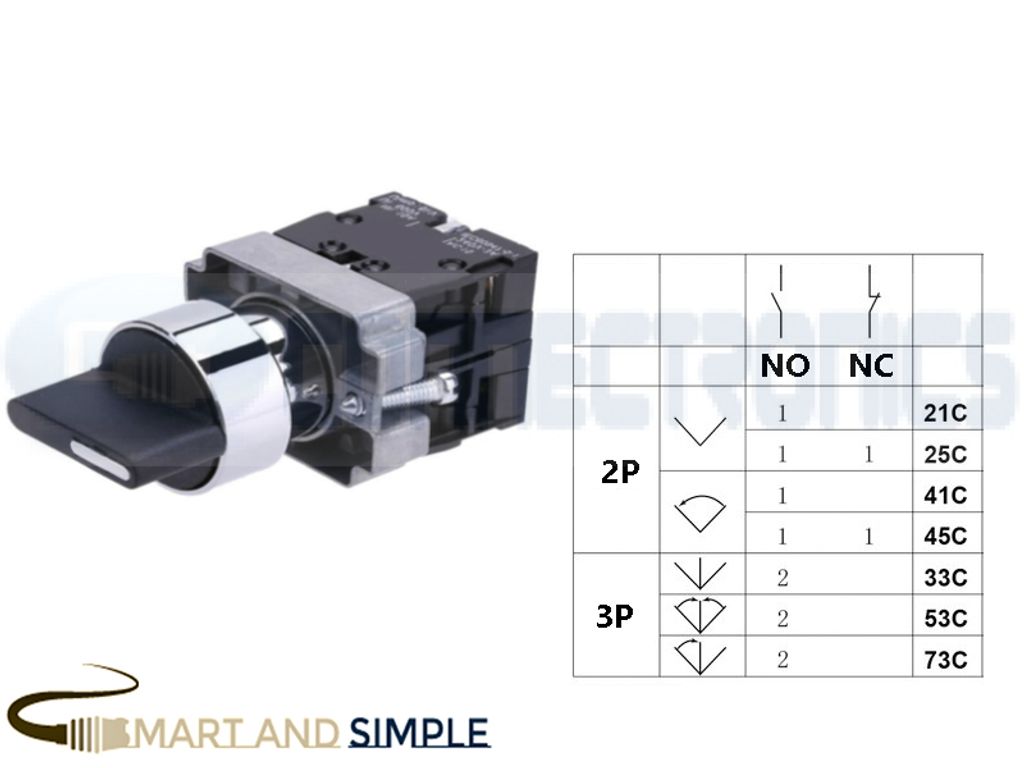 22mm 3 Position 2NO Selector Switch SS-33C copy.jpg