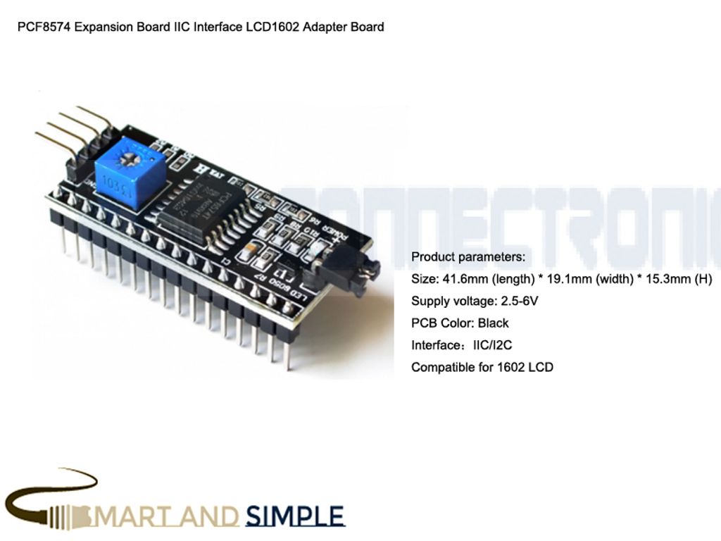 PCF8574 Expansion Board IIC Interface LCD1602 Adapter Board 副本.jpg