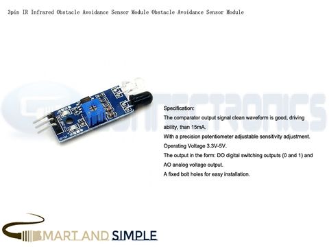 3pin IR Infrared Obstacle Avoidance Sensor Module Obstacle Avoidance Sensor Module 副本.jpg