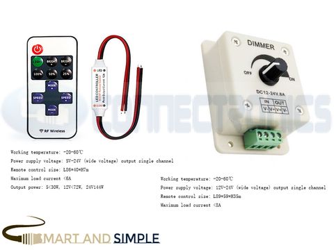 LED light dimmer 5v-24v 6 8A