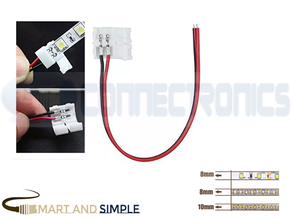 Led Strip connecting wire for 2835 8mm 5050 10mm