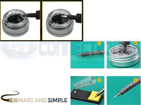 Tin compound paste Soldering iron nozzle to remove oxidation cleaning paste