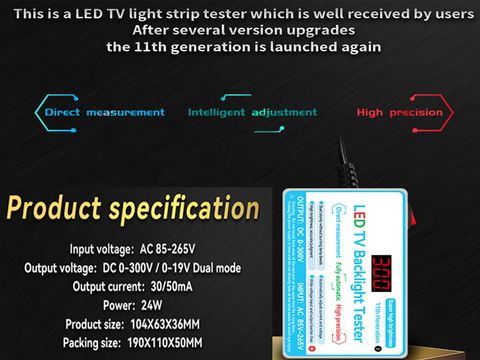 LED backlight tv tester for All LED TVs SS-YG300