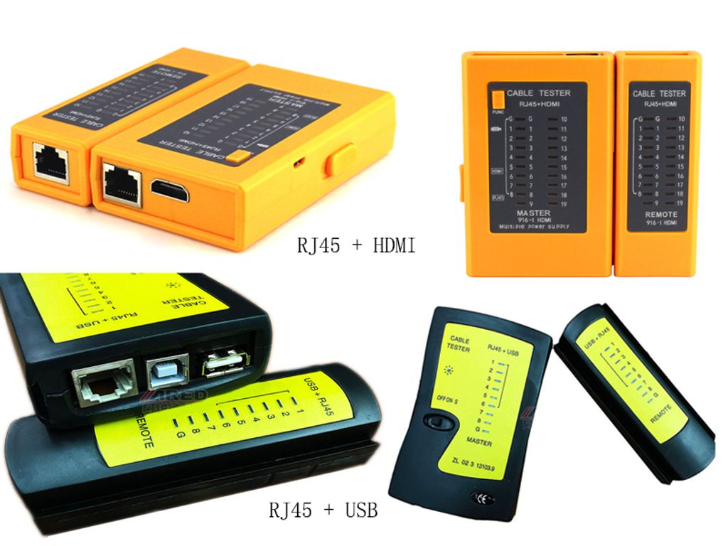 Cable tester RJ45 HDMI USB