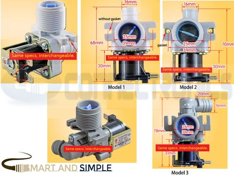 Washing Machine Water Inlet Valve Feed Valve 1