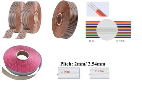 Flat ribbon cable for IDC 2.54mm 2.00mm