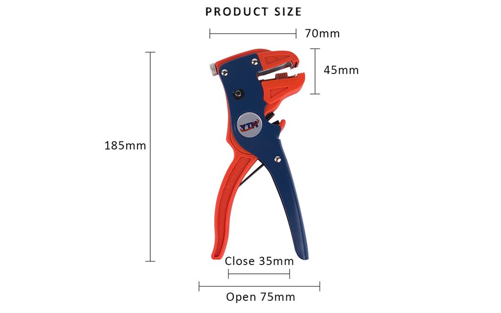 Automatic Wire Stripper Multifunctional Non-Slip Handle Self-Adjusting Cutter Wire Stripper