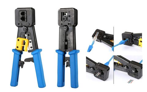 Lan cable network RJ45 Cat5e Cat6 RJ11 RJ12 crimping tools 6p 8p