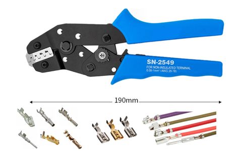 Crimping Tool pitch 2.54- 4.8mm range 28-18awg Sn-2549