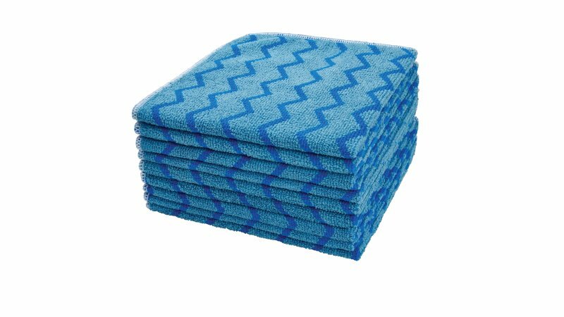 Rubbermaid Commercial Q620 Reusable Cleaning Cloths Microfiber 16 x 16 Green ... 