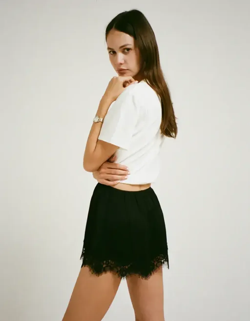 Bloom_Short_Black_Essential_Tee_White_Ecomm_Film_2