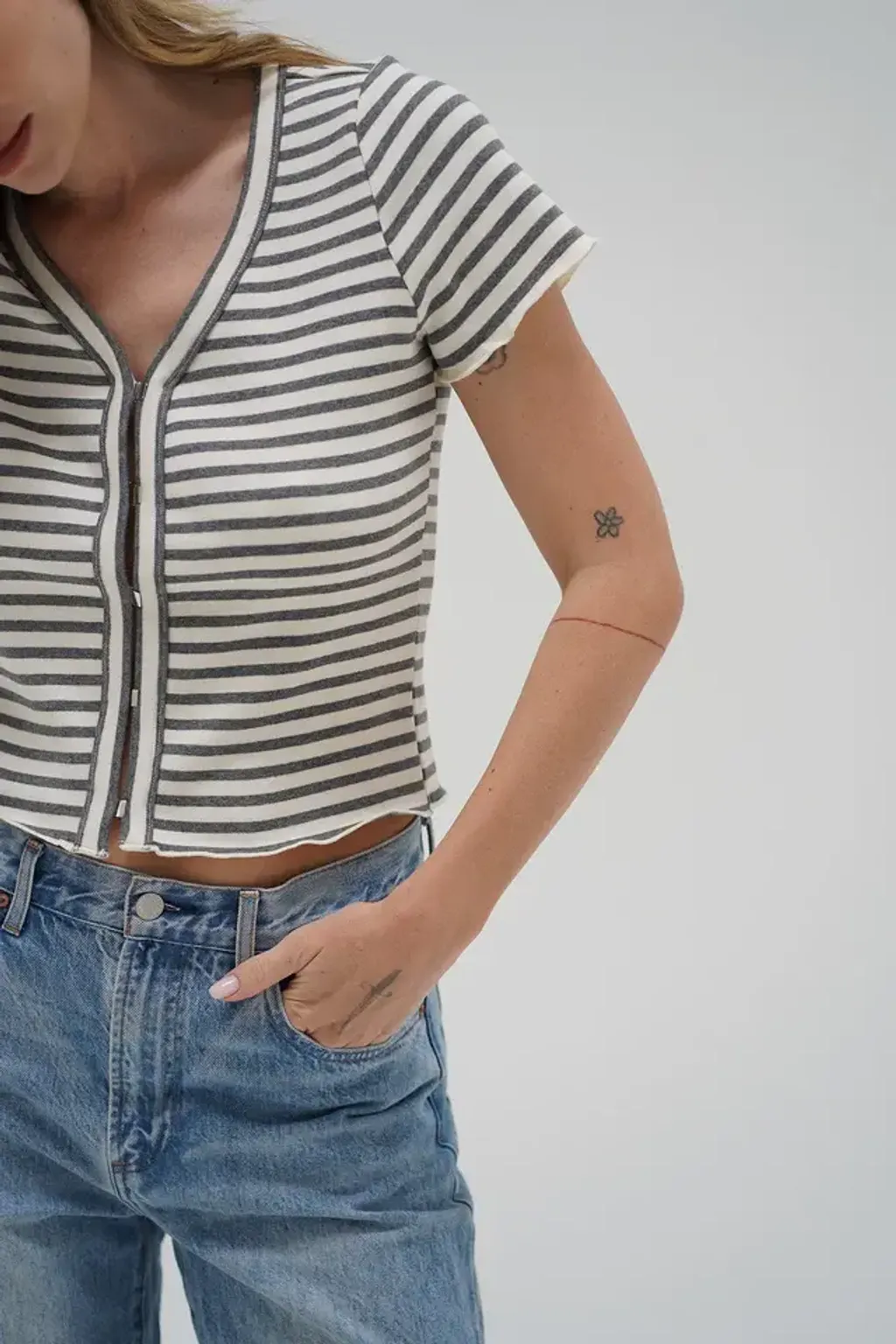 LNA-Ami-Grey-Stripe-Hook-Eye-Top