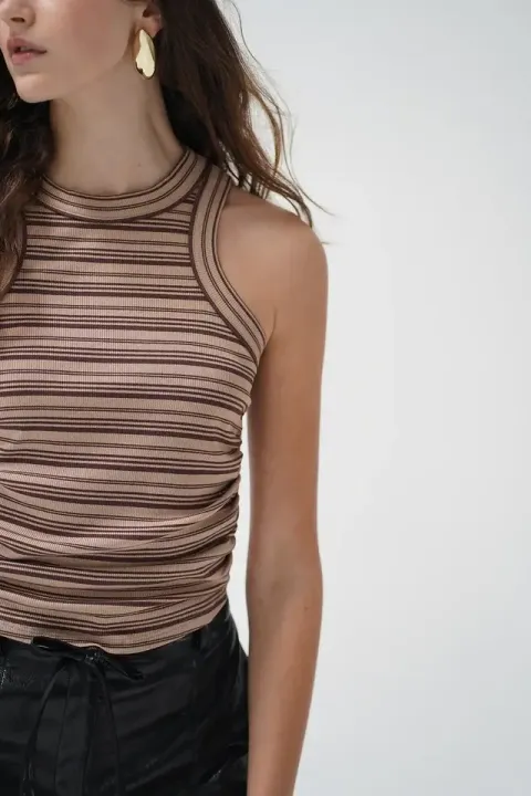 LNA-Halo-Chocolate-Stripe-Rib-Tank