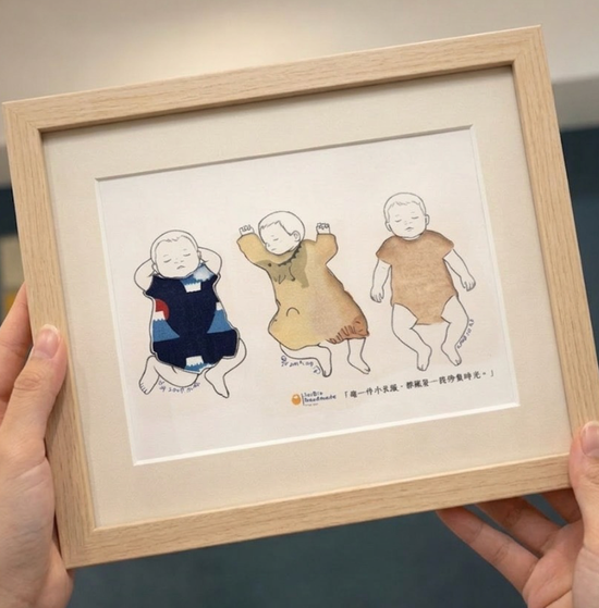 下單即贈「寶寶剪影」紙本乙份 | JniBib手作限量圍兜