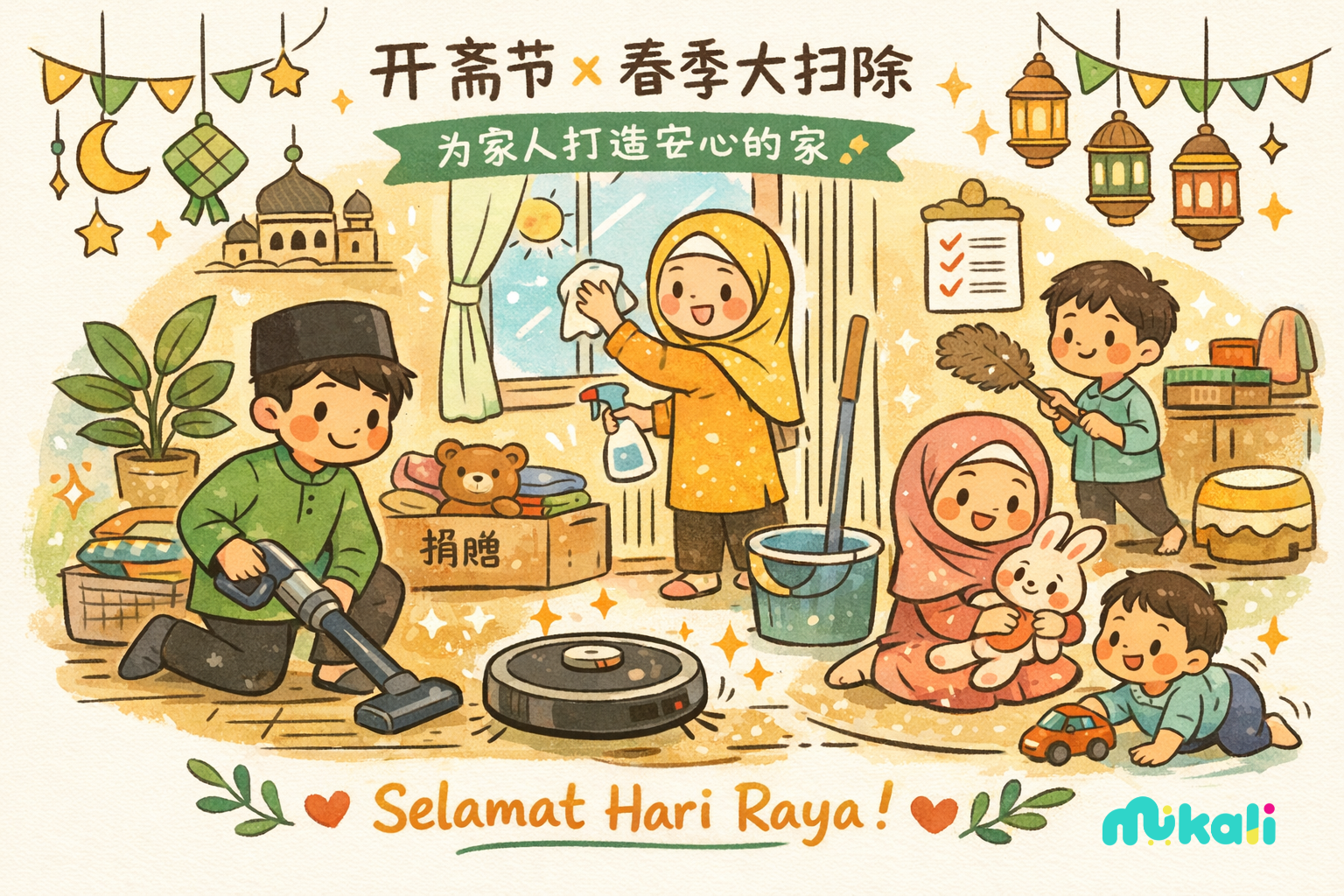 Raya & Spring Cleaning Tips: A Fresh Home for a Meaningful Celebration 🌙✨