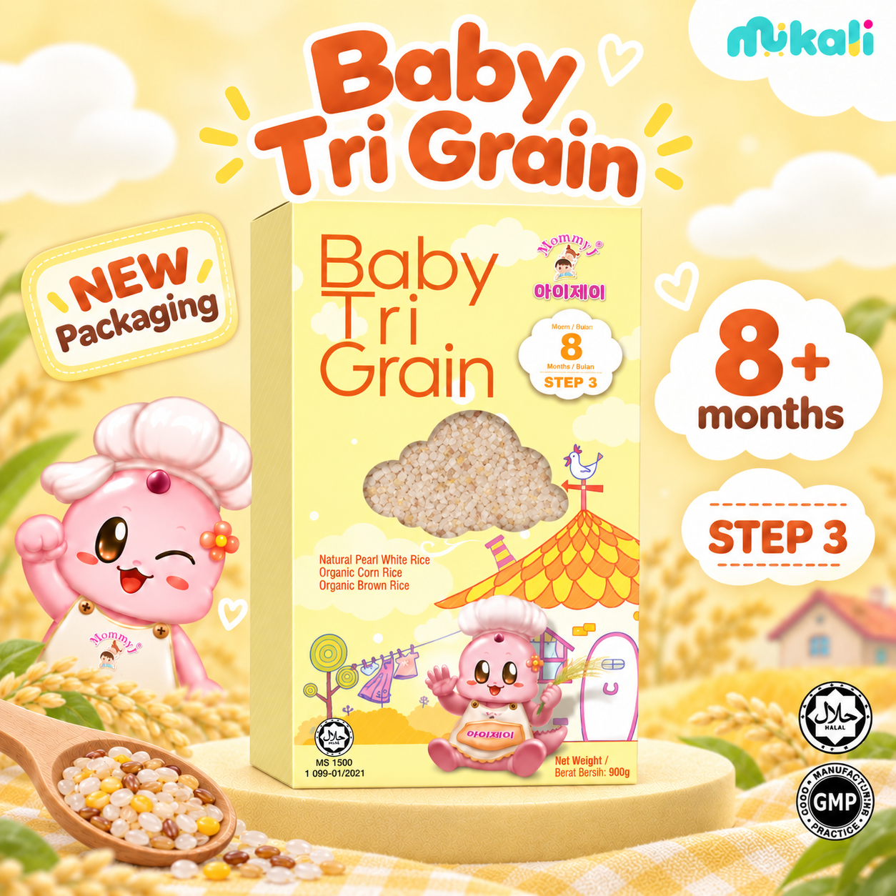 Step 3 Tri-Grain