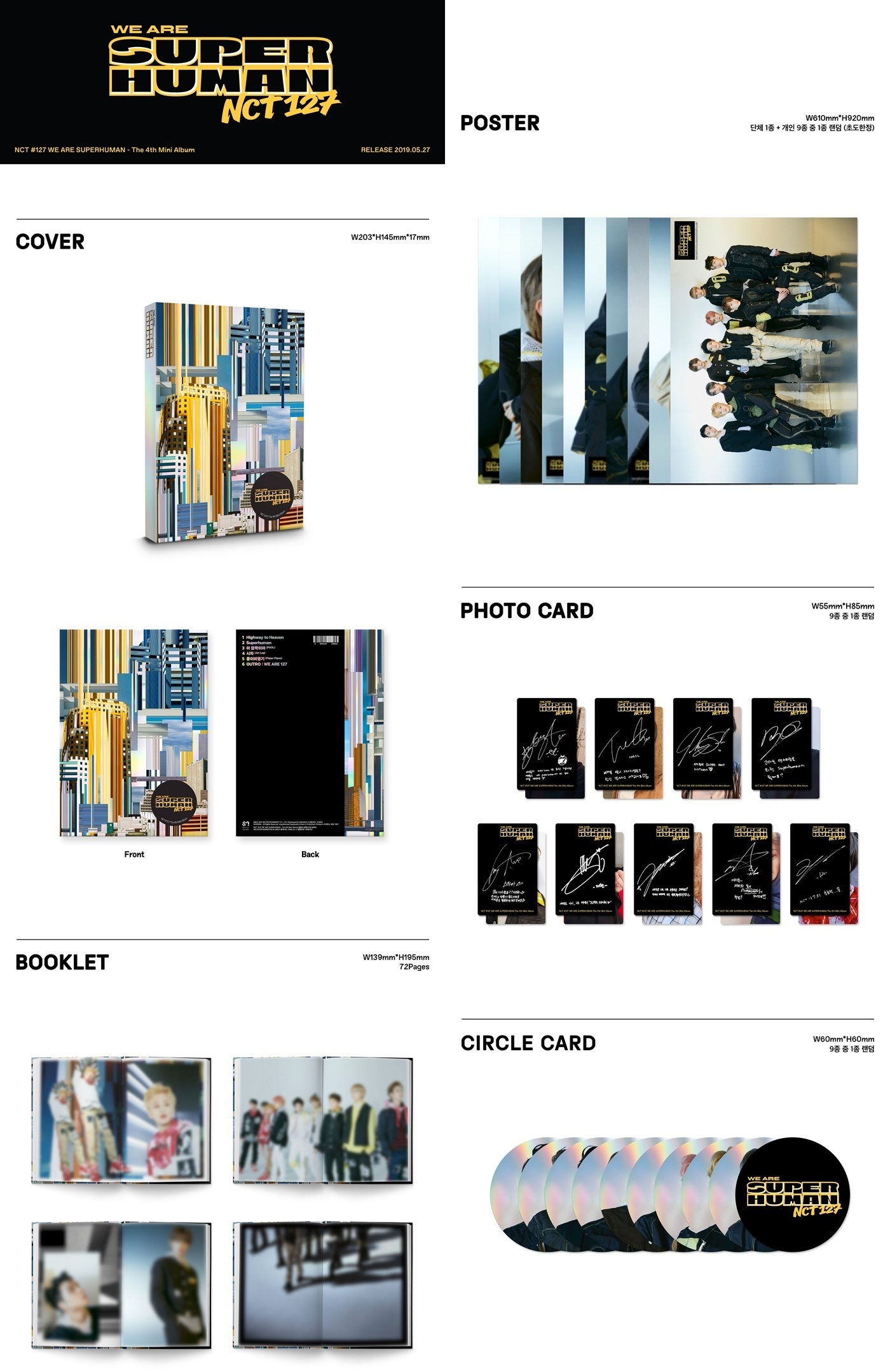 NCT 127 - Mini Album Vol.4 'NCT #127 WE ARE SUPERHUMAN' – Little Shop