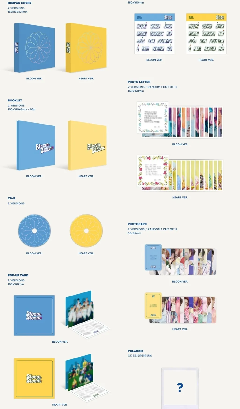 The Boyz Single Album Vol 2 Bloom Bloom Little Shop