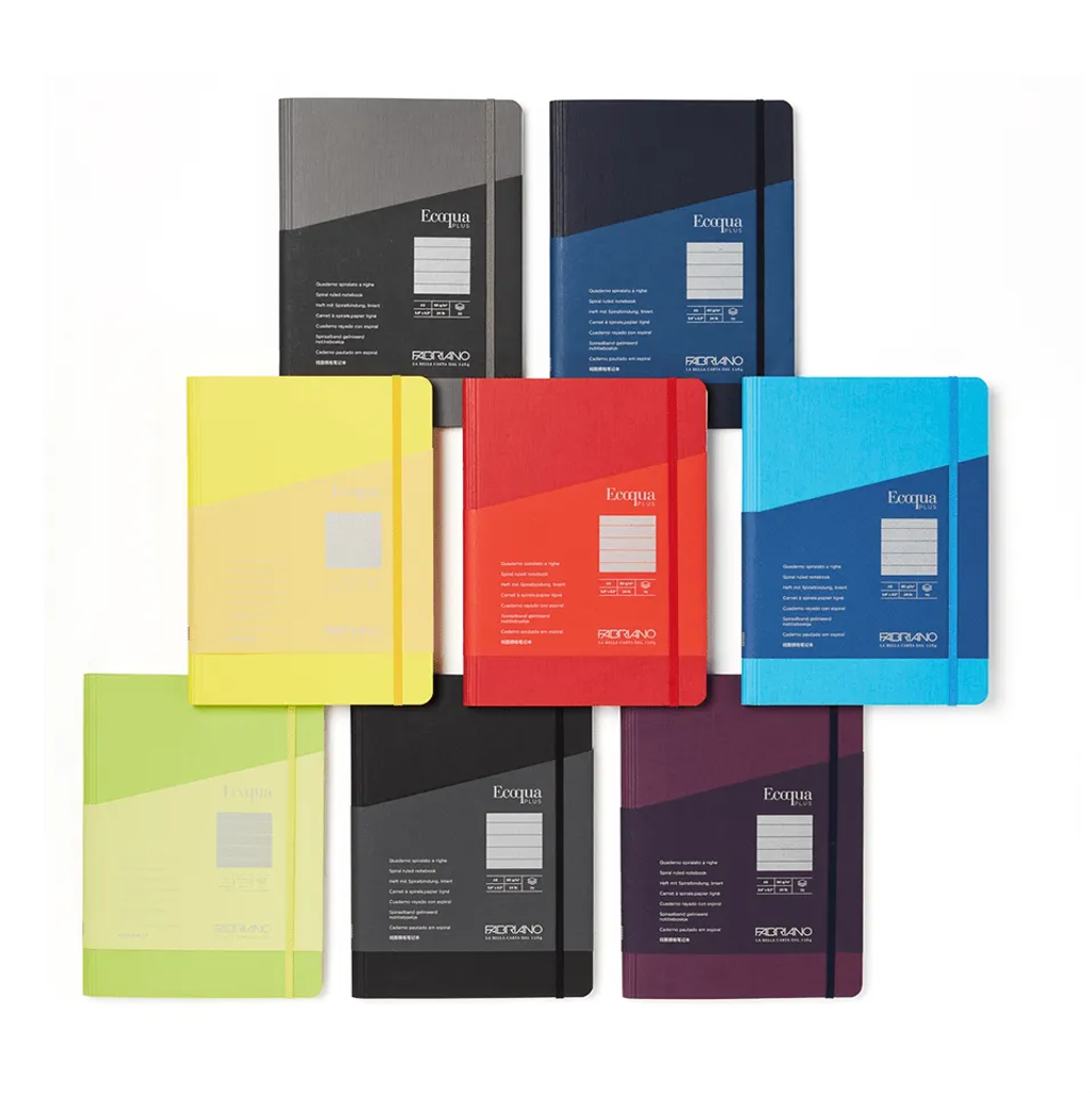 FABRIANO ECOQUA PLUS SPIRAL RULED (LINE