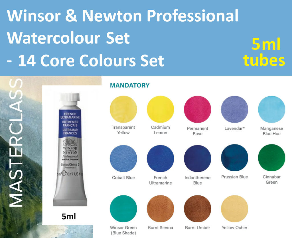 W&NJ 14 Colours Core Set 5ml tube