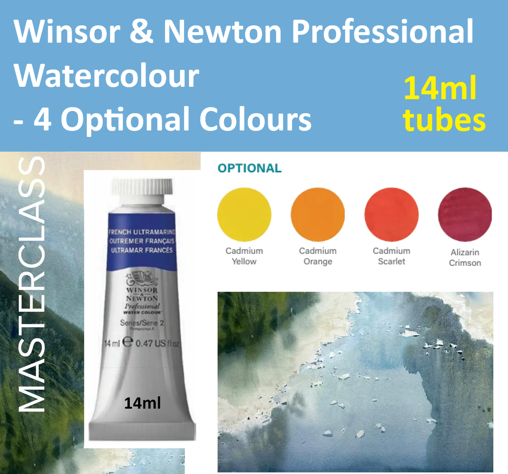 W&N 4 Optional Colours Set 14ml