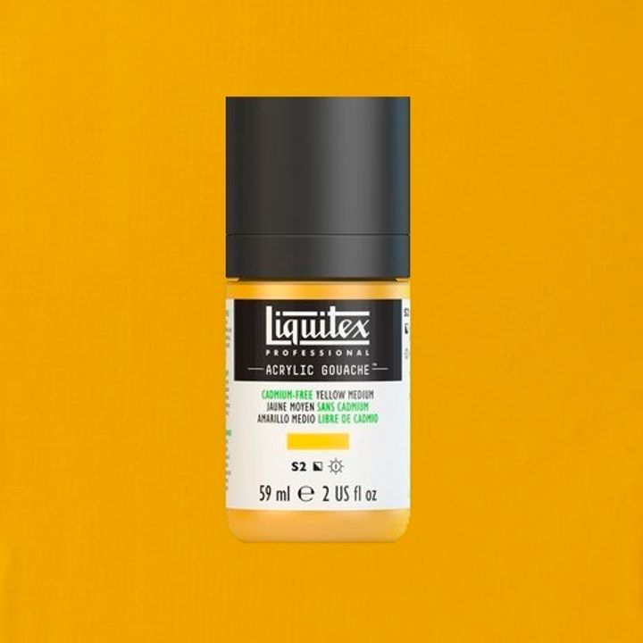 LIQUITEX ACRYLIC GOUACHE 59ML - CADMIUM-FREE YELLOW MEDIUM 890.jpeg