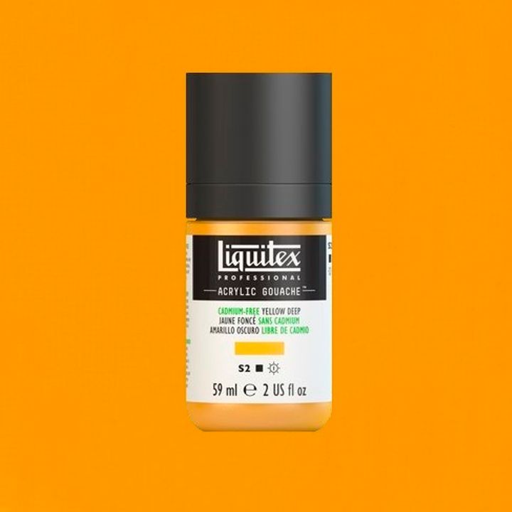 LIQUITEX ACRYLIC GOUACHE 59ML - CADMIUM-FREE YELLOW DEEP 891.jpeg