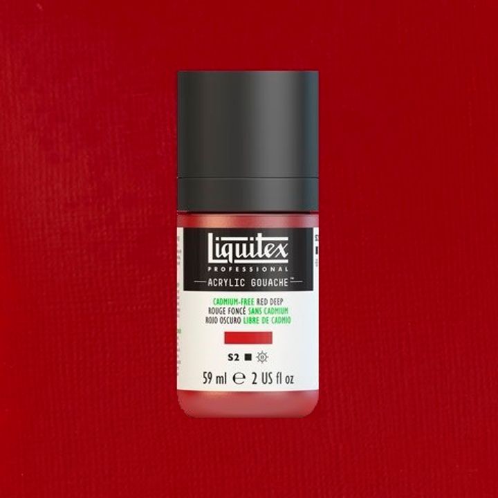 LIQUITEX ACRYLIC GOUACHE 59ML - CADMIUM-FREE RED DEEP 895.jpeg