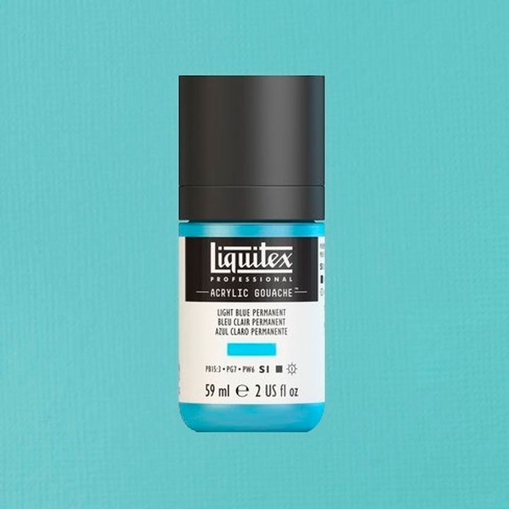 LIQUITEX ACRYLIC GOUACHE 59ML - LIGHT BLUE PERMANENT 770.jpeg