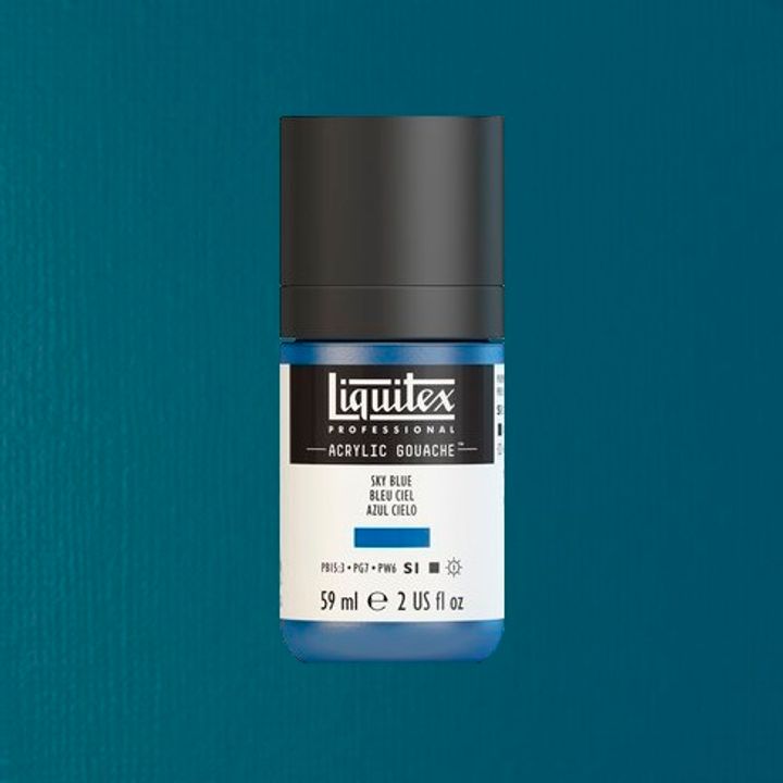 LIQUITEX ACRYLIC GOUACHE 59ML - SKY BLUE 276.jpeg